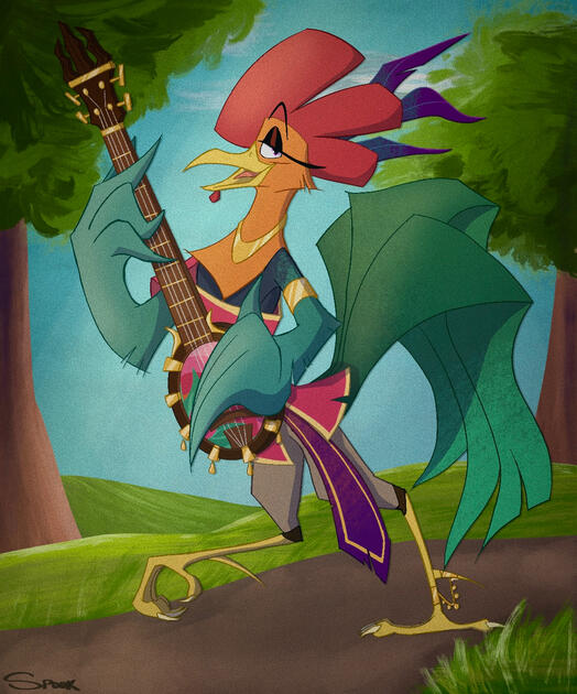 Full Body with Background