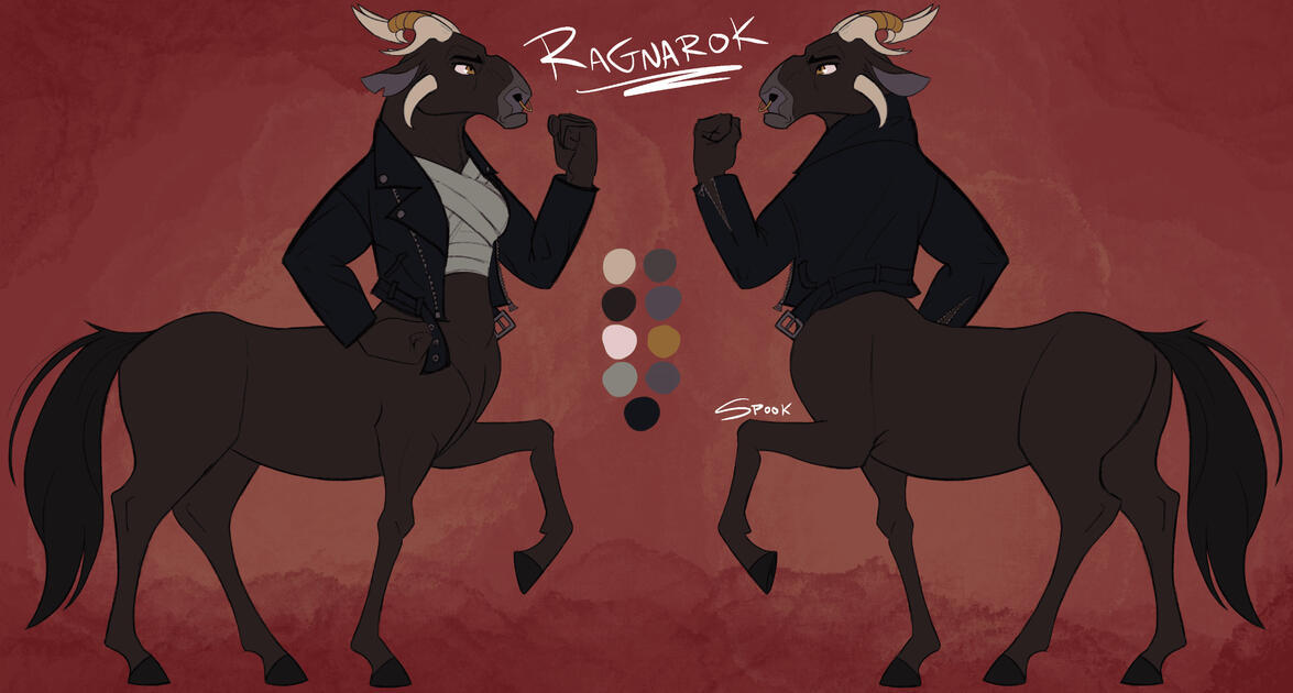 Ragnarok - 3/4 Front and 3/4 Back Ref Sheet