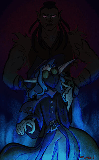 Two Character Half Body